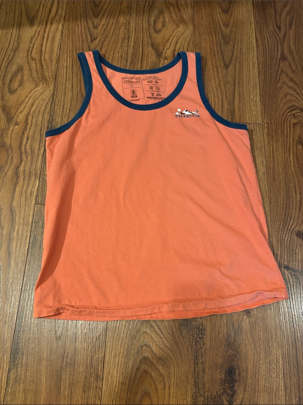 Patagonia Coral Tank with Navy Trim